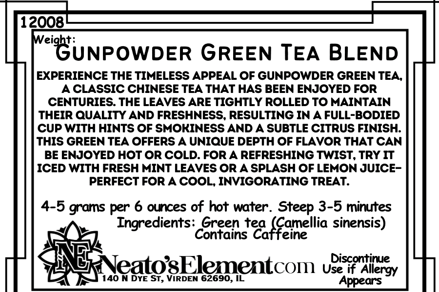 Gunpowder Green Tea Blend