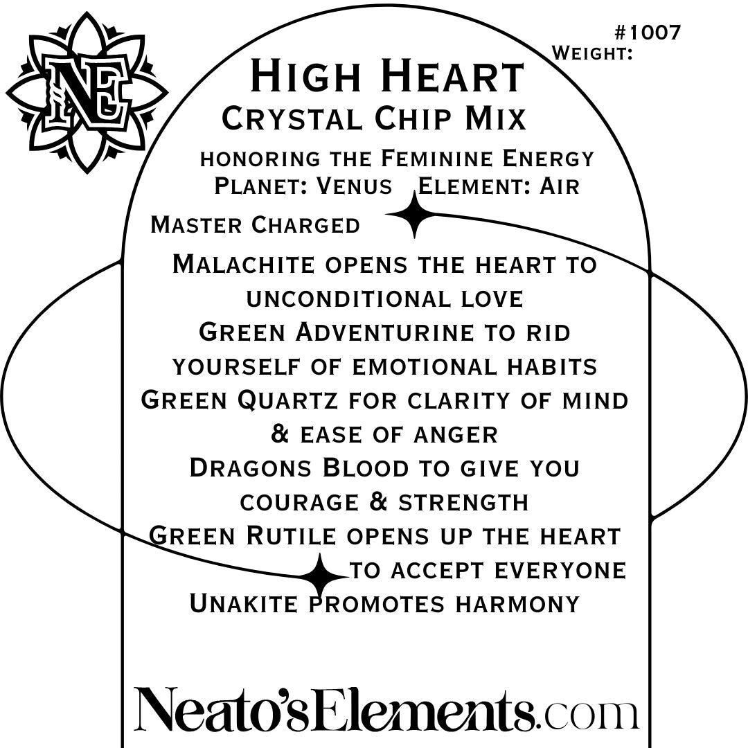 Higher Heart Crystal Chip Blend