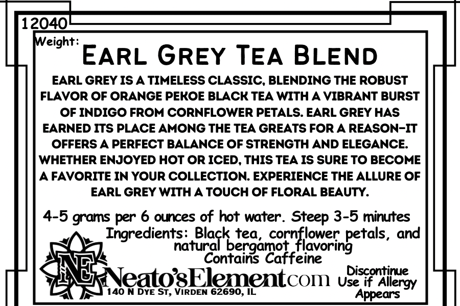 Earl Grey Tea Blend