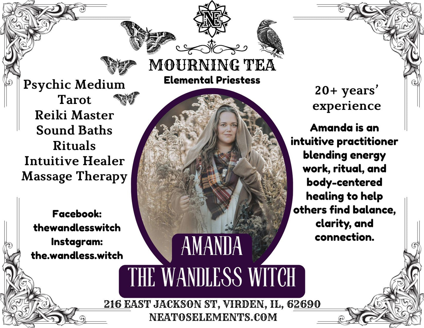 Mourning Tea - Appointment with Amanda The Wandless Witch