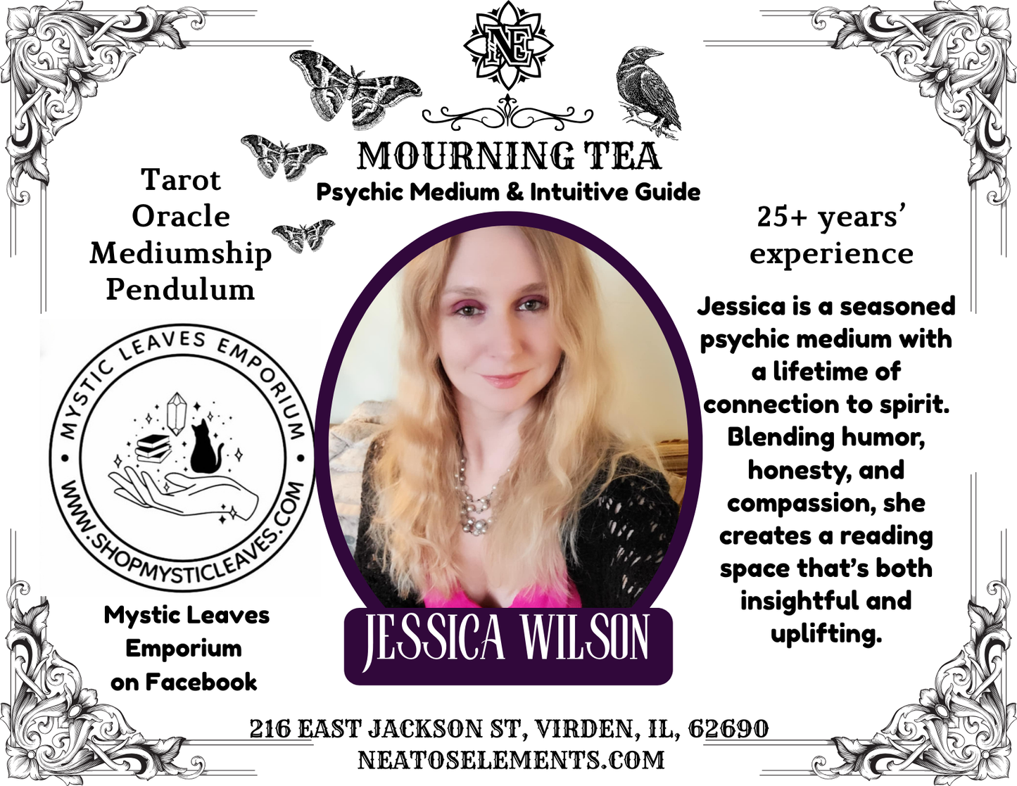 Mourning Tea - Appointment with Jessica Wilson