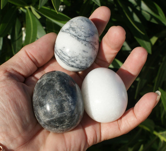 Set of 2 - Stone Marbled Eggs - Neatos Elements