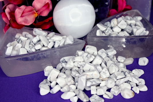 Howlite Crystal Chips - Medium - A Grade - Neatos Elements