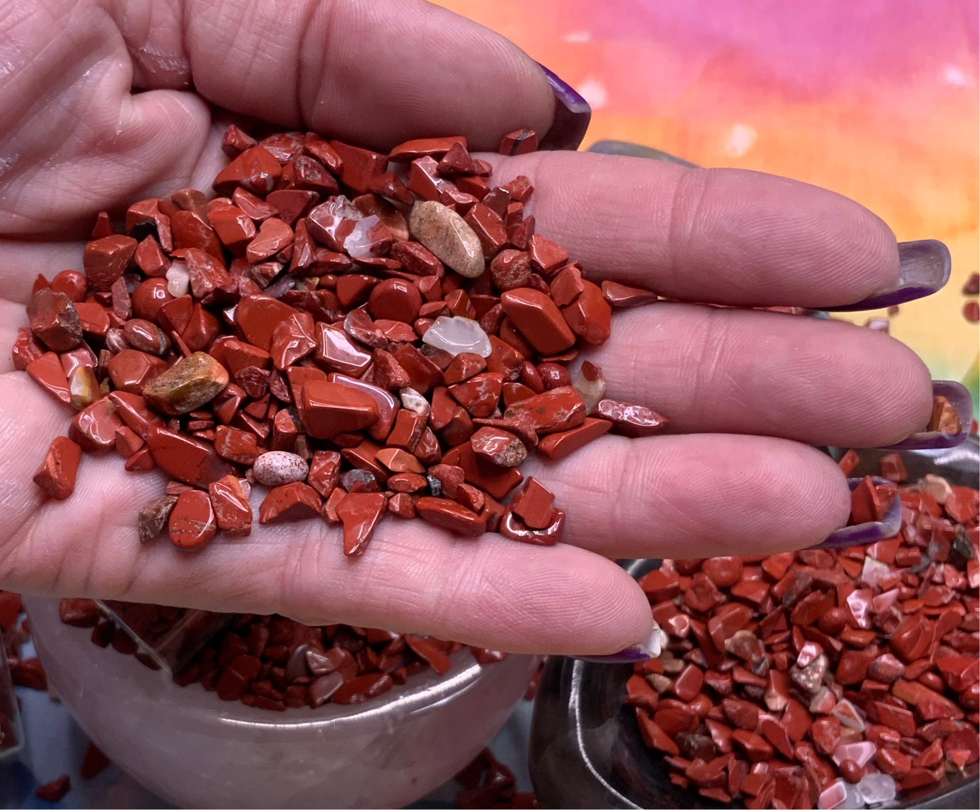 Red Jasper Crystal Chips - Small - A Grade - Neatos Elements