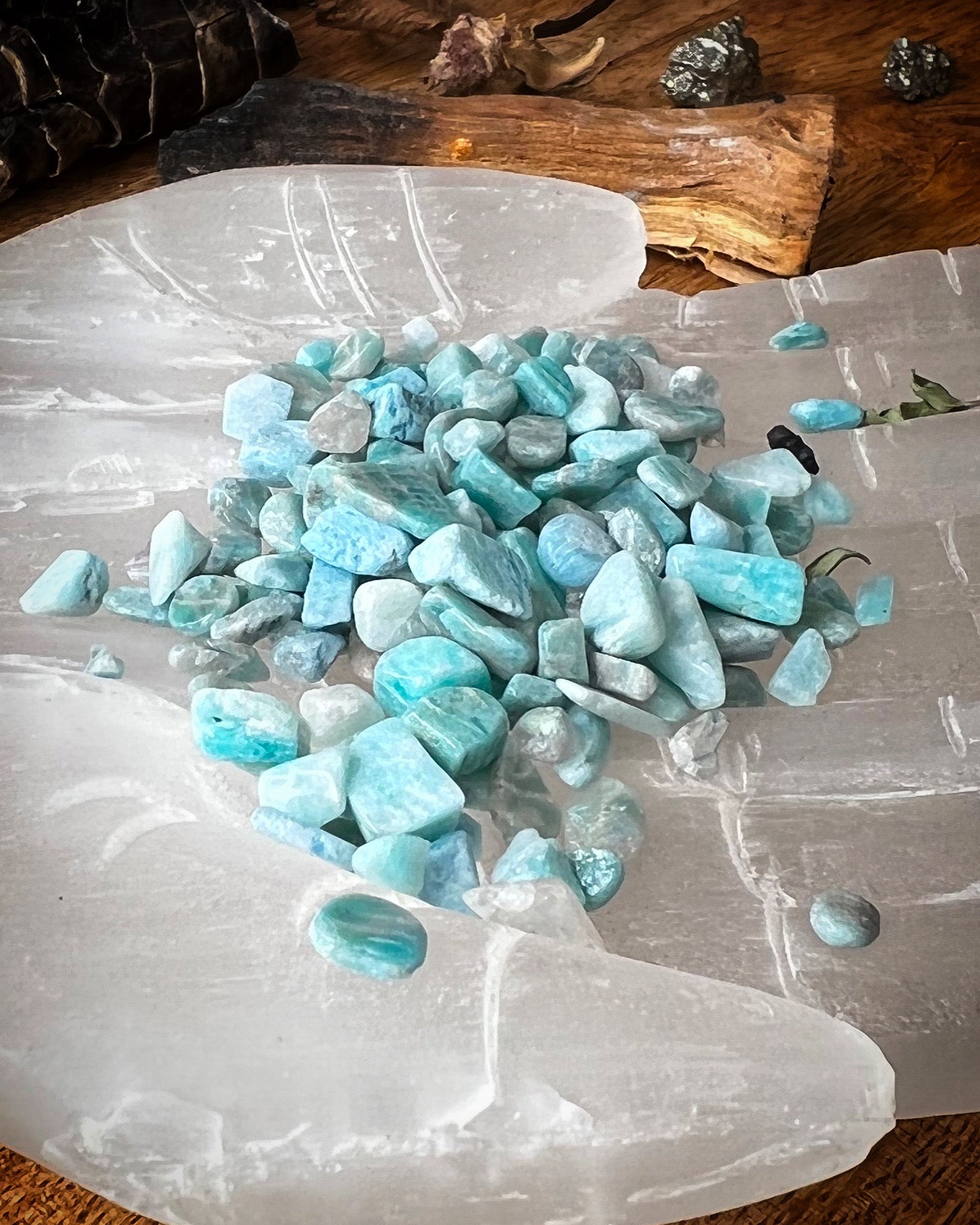 Amazonite Crystal Chips - Small - AA Grade - Neatos Elements