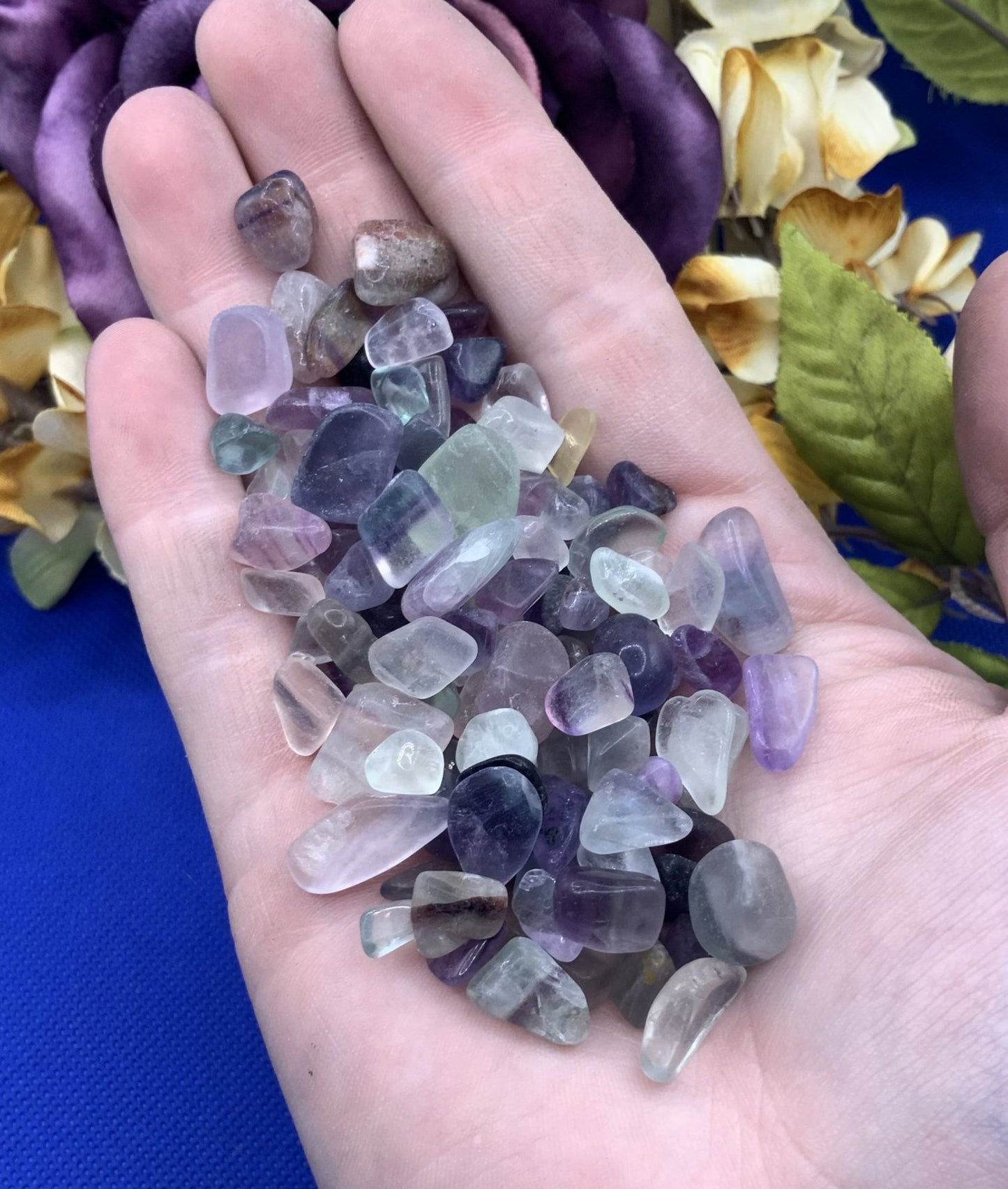 Rainbow Fluorite Crystal Chips - Medium - AA Grade - Neatos Elements