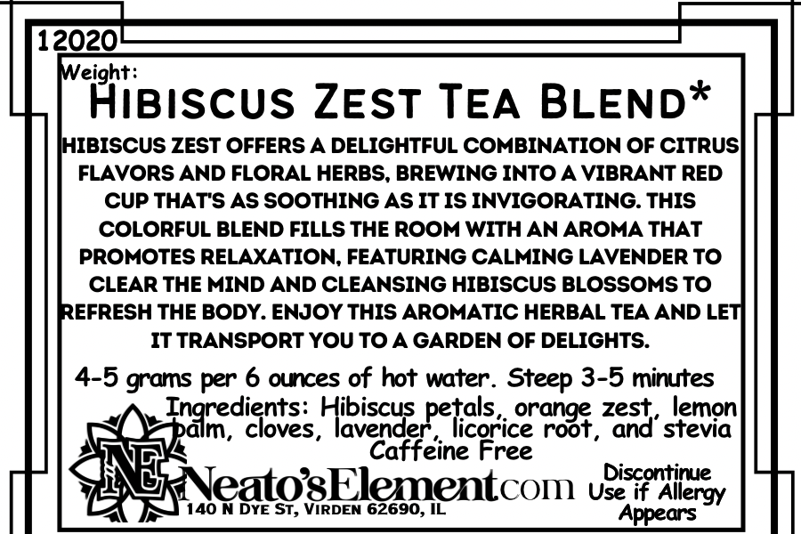 Hibiscus Zest Tea Blend