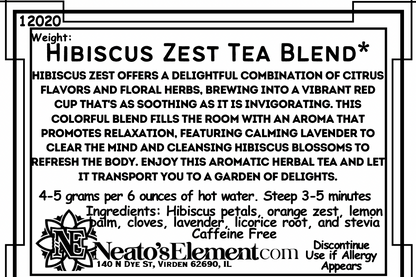 Hibiscus Zest Tea Blend
