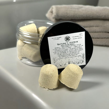 Natures Asprin Mini Bath Bombs - 8 pieces