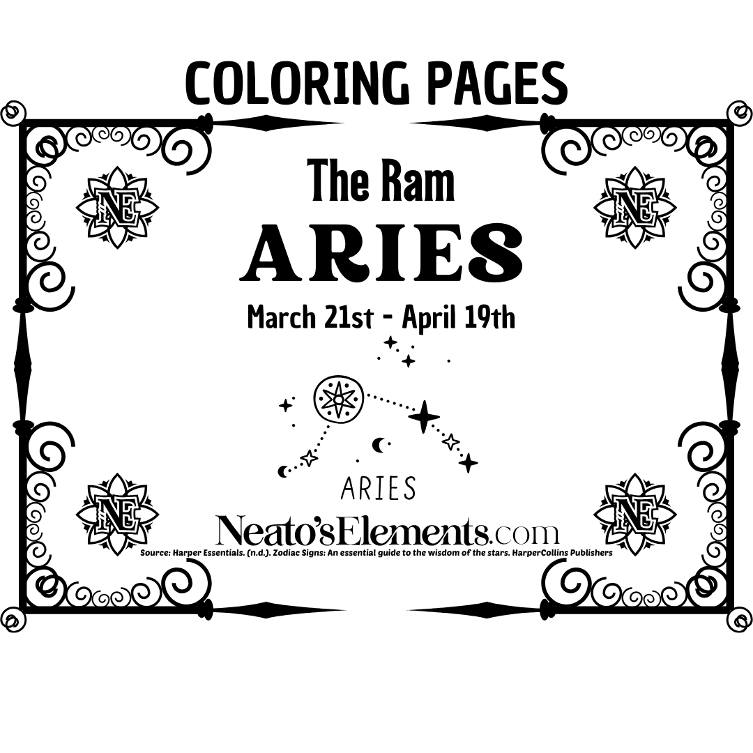 Aries Coloring Pages PDF Download