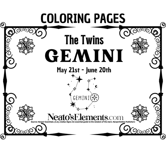 Gemini Coloring Pages PDF Download