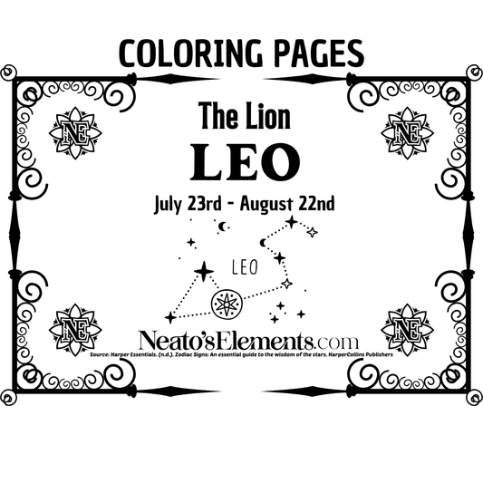 Leo Coloring Pages PDF Download