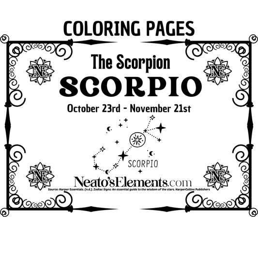 Scorpio Coloring Pages PDF Download