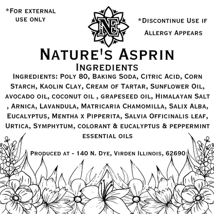 Natures Asprin Mini Bath Bombs - 8 pieces