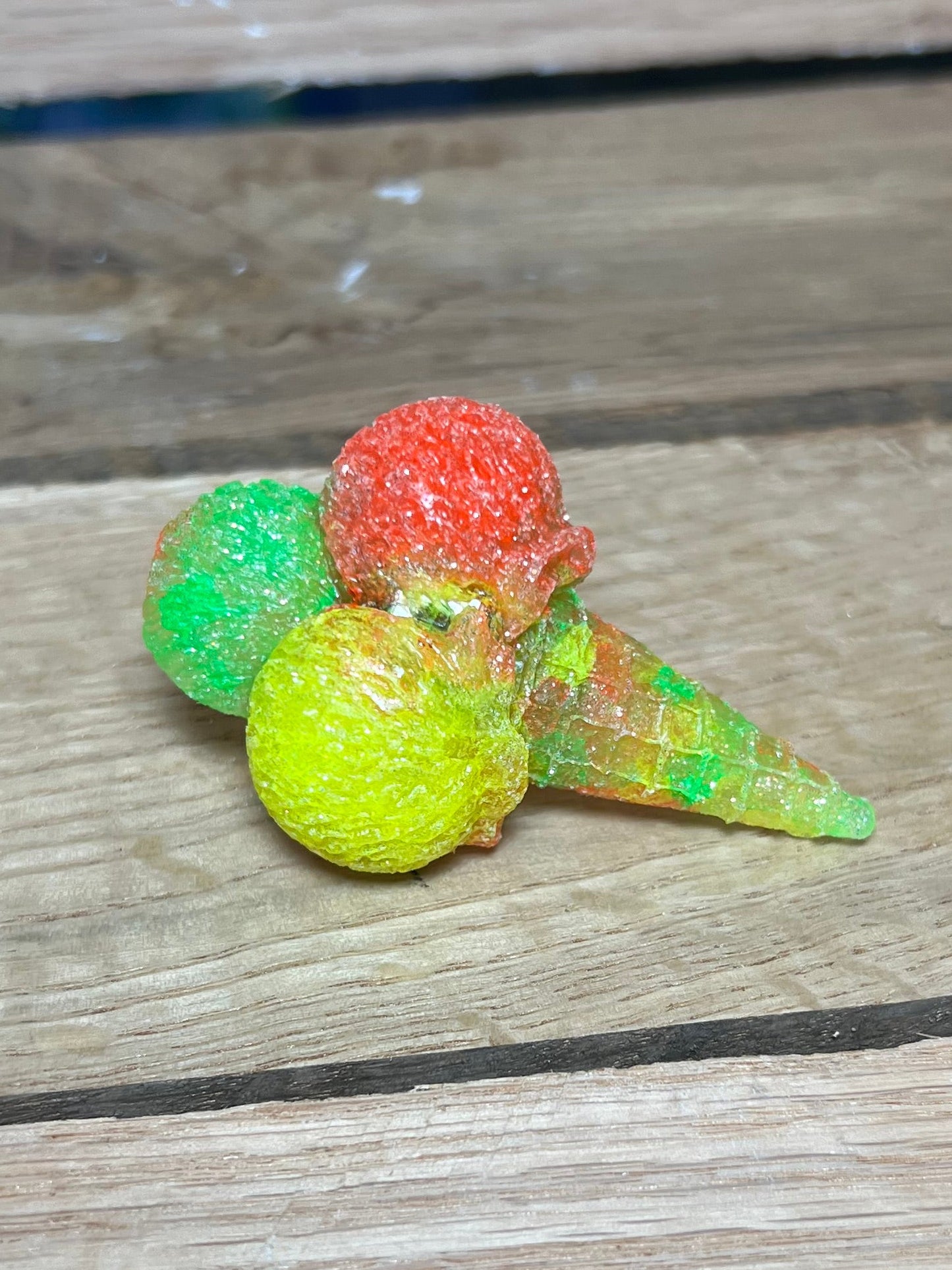 Paradise Gone Wild Triple Scoop Ice Cream Cone Car Vent Freshie