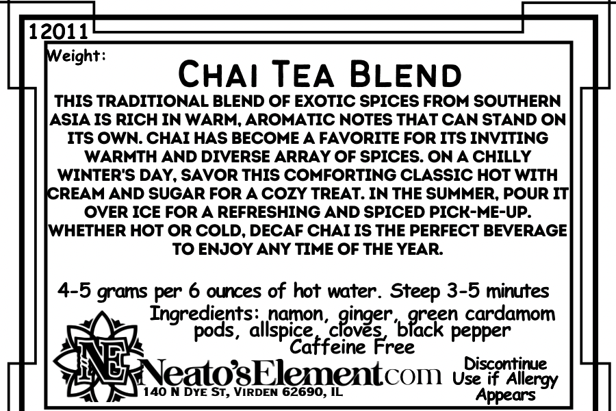 Chai Tea Blend