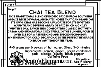 Chai Tea Blend
