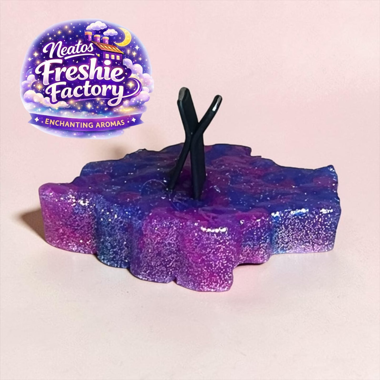 Plum Blossom Bliss Cupcake Car Vent Freshie