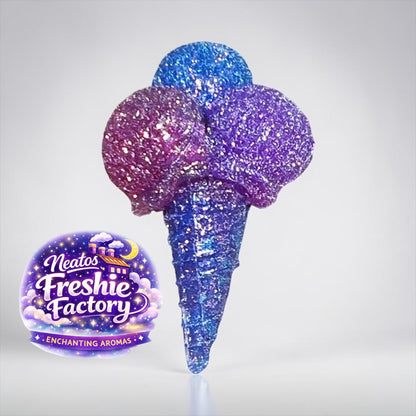 Heartbreaker Triple Scoop Ice Cream Cone Car Vent Freshie