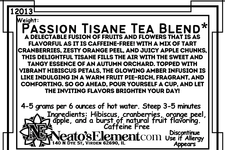 Passion Tisane Tea Blend