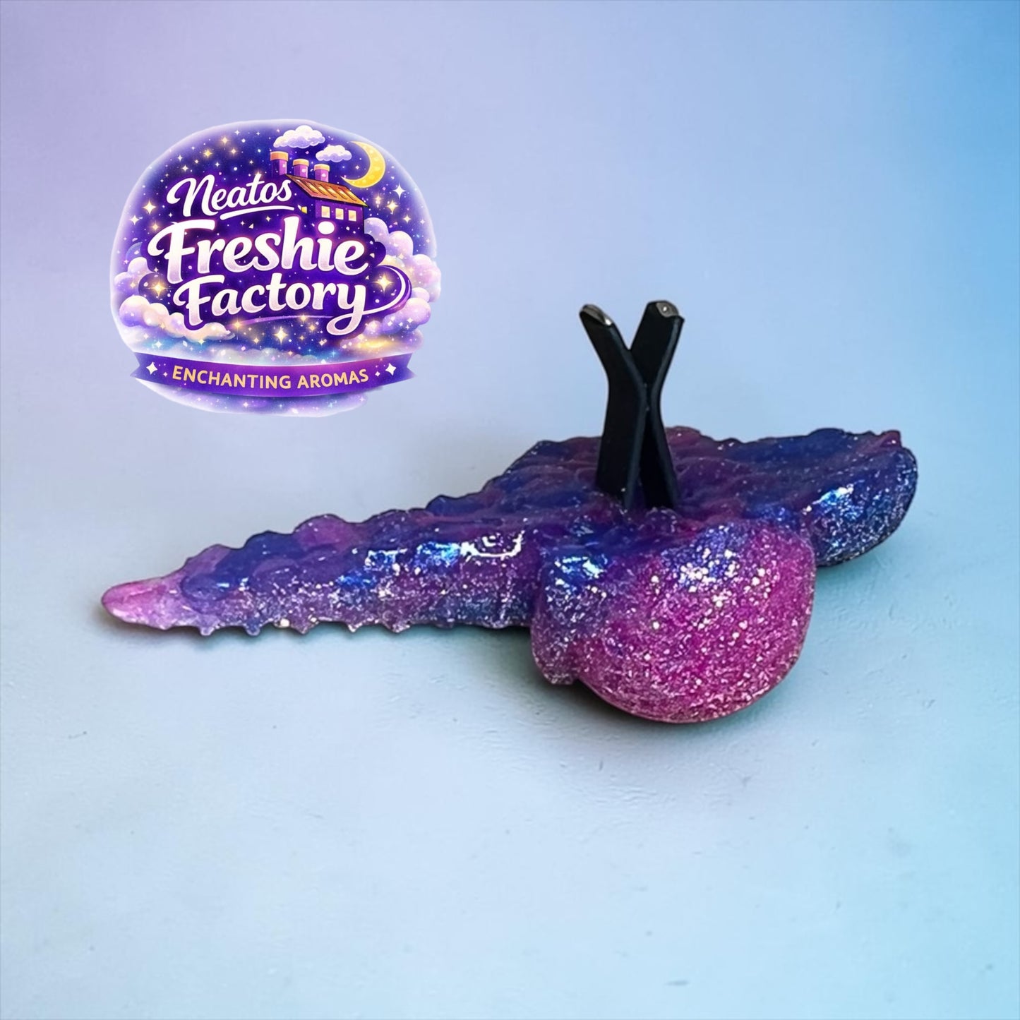 Plum Blossom Bliss Triple Scoop Ice Cream Cone Car Vent Freshie