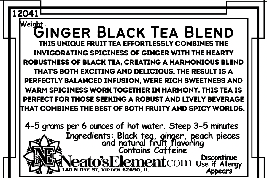 Ginger Black Tea Blend