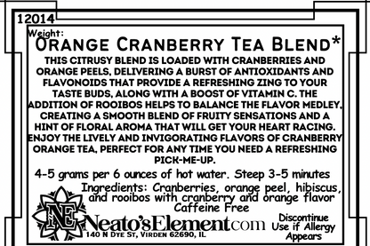 Orange Cranberry Tea Blend