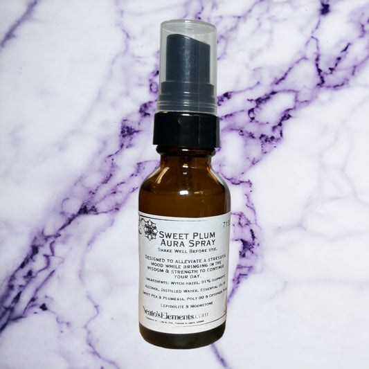 Sweet Plum Crystal Infused Aura Boosting Spray - 1 oz