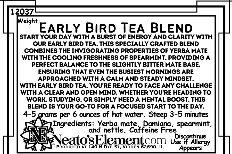 Early Bird Tea Blend