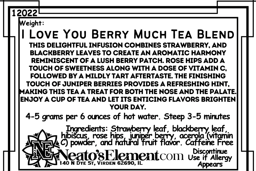 I Love You Berry Much Tea Blend