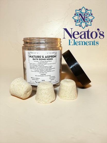 Natures Asprin Mini Bath Bombs - 13 count