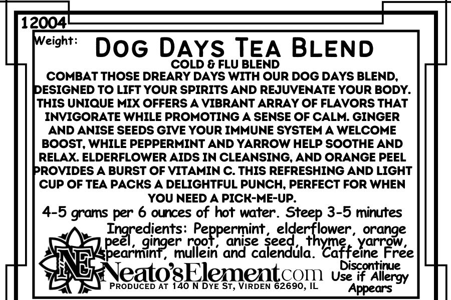 Dog Days Cold & Flu Tea Blend