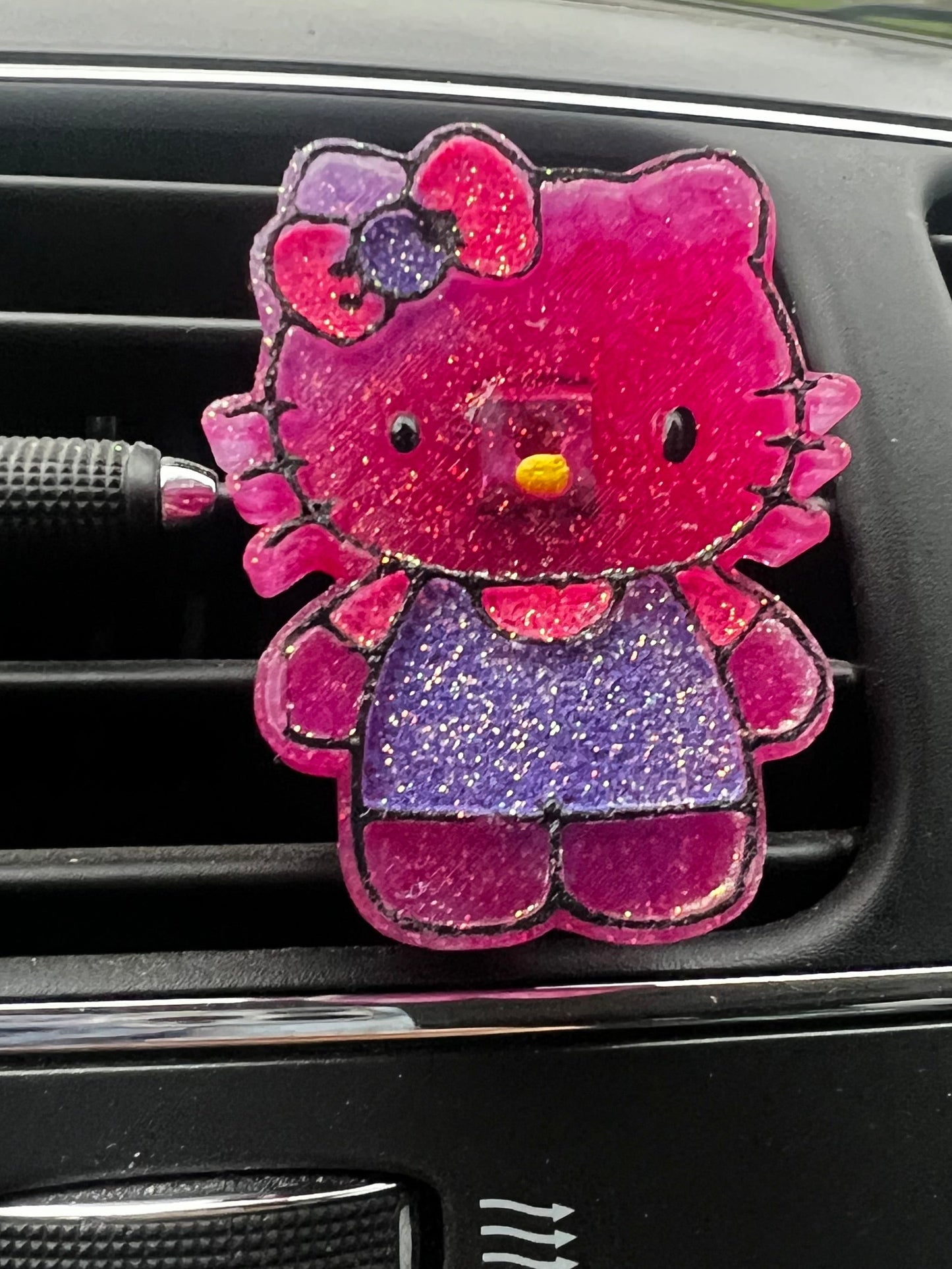 Kiwi-Berry Splash Kitty Car Vent Freshie