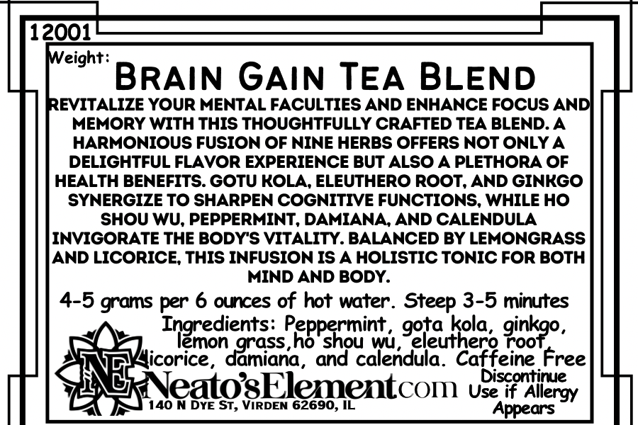 Brain Grain Tea Blend