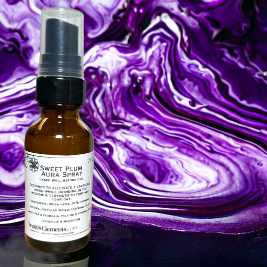 Sweet Plum Crystal Infused Aura Boosting Spray - 1 oz
