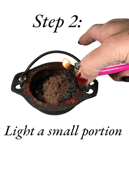 Lodestone Self Lighting Incense Powder