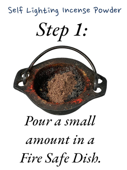 Lodestone Self Lighting Incense Powder