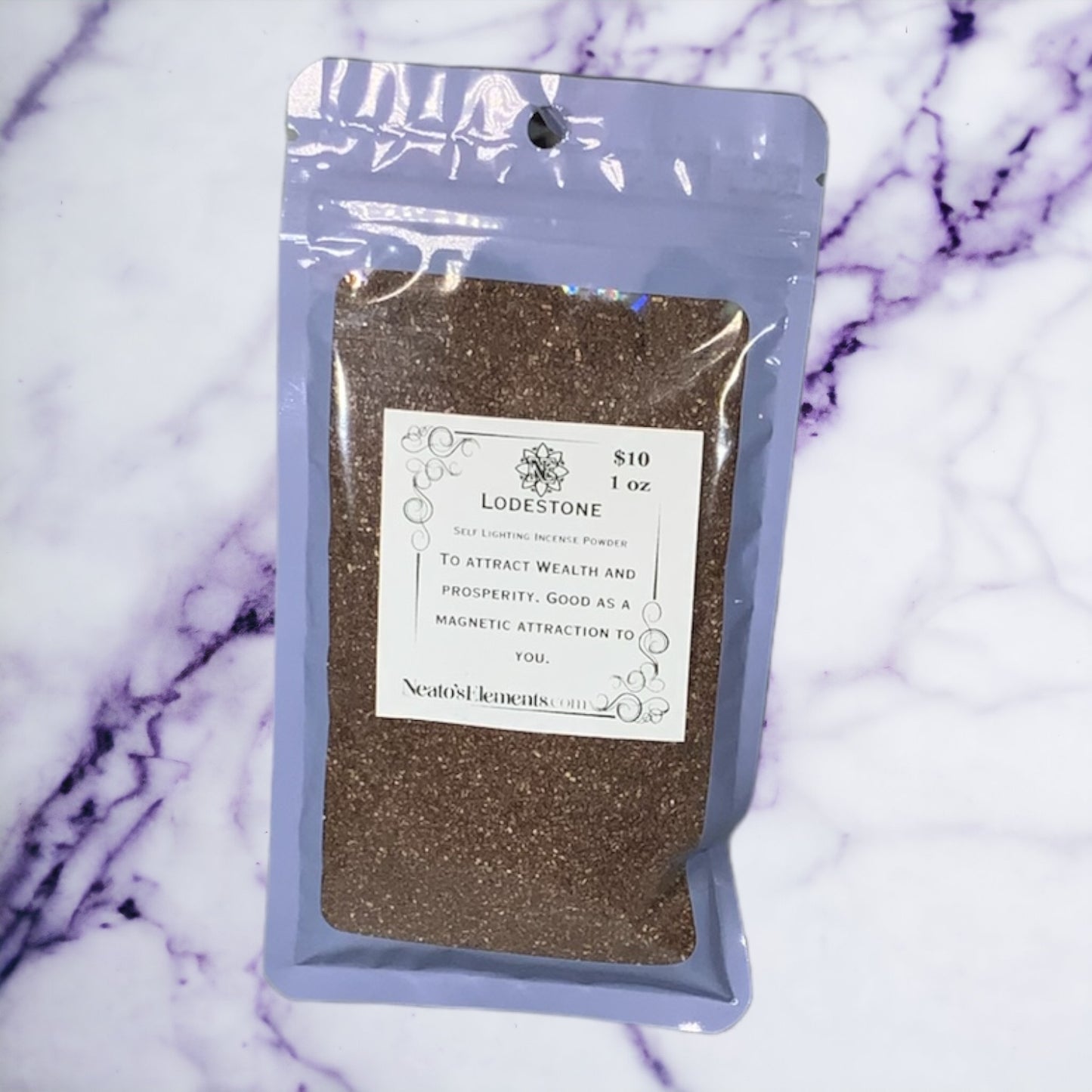 Lodestone Self Lighting Incense Powder