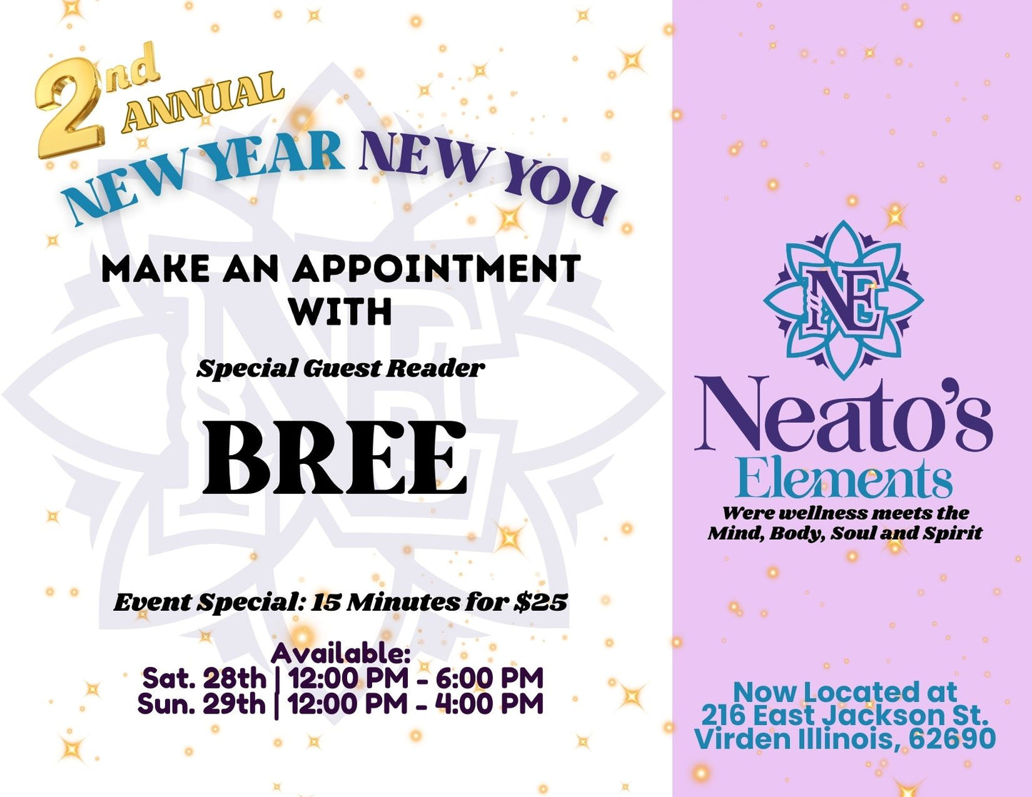 New Year New You Appointment with Bree