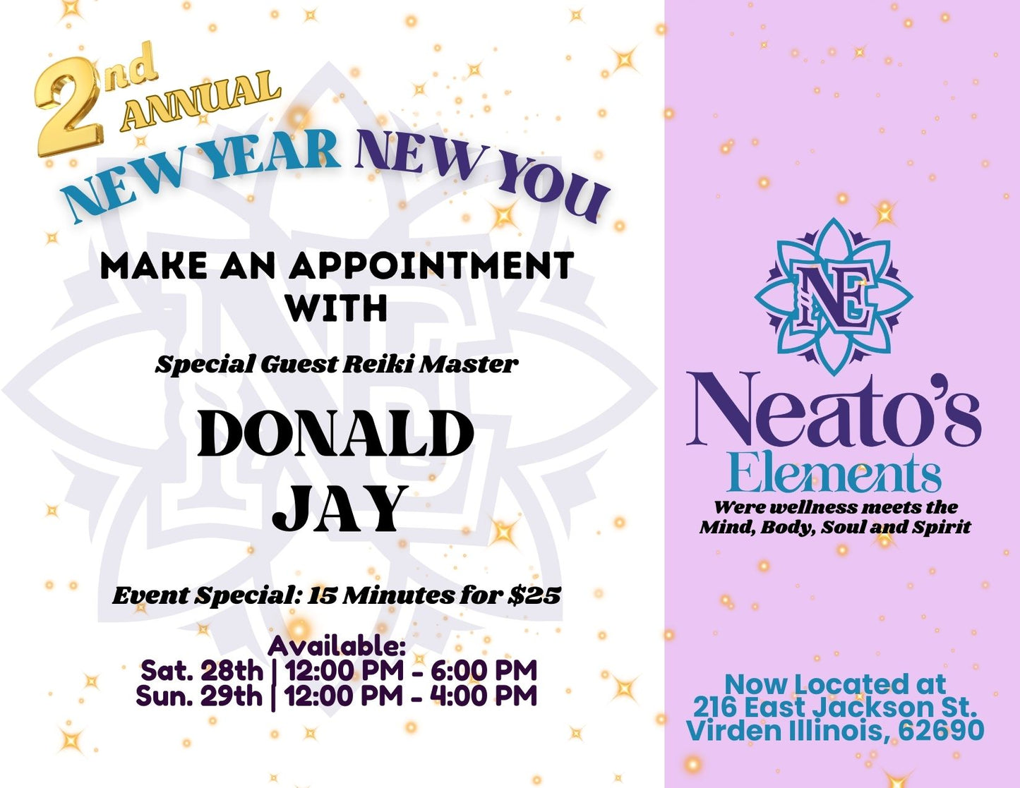 New Year New You Appointment with Donald Jay