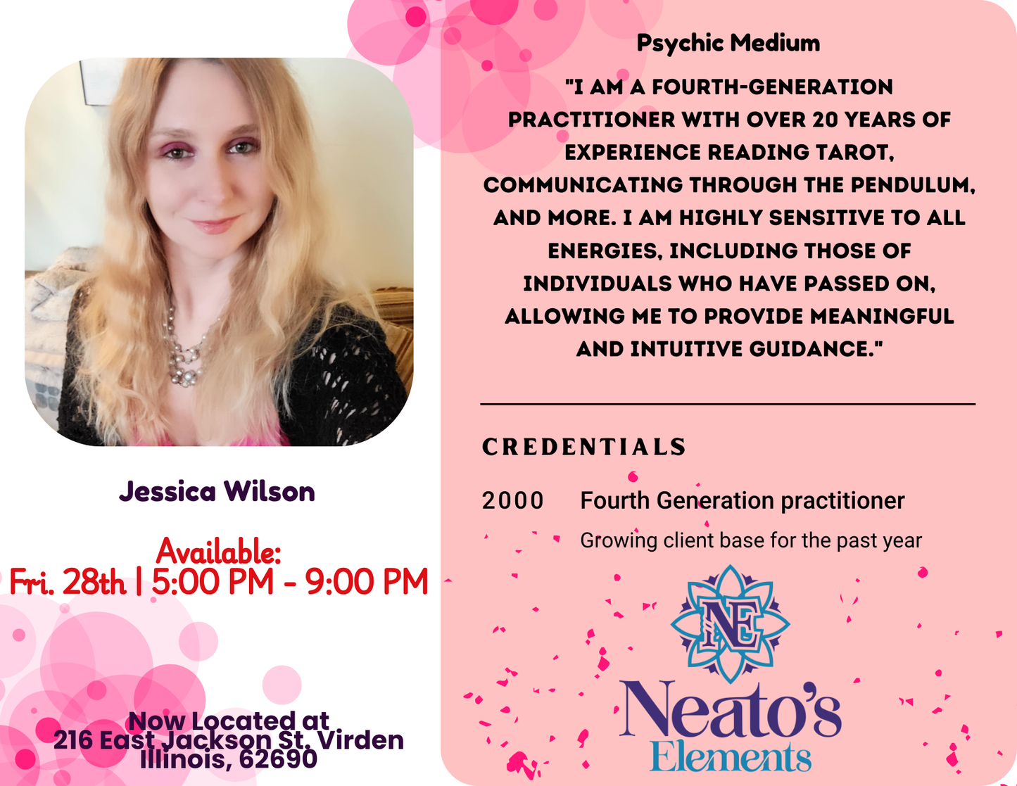 What's Love Got to Do With It? Appointment with Jessica Wilson