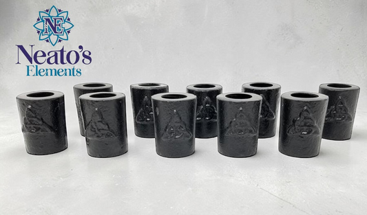 Triquetra Cast Iron Chime Candle Holder