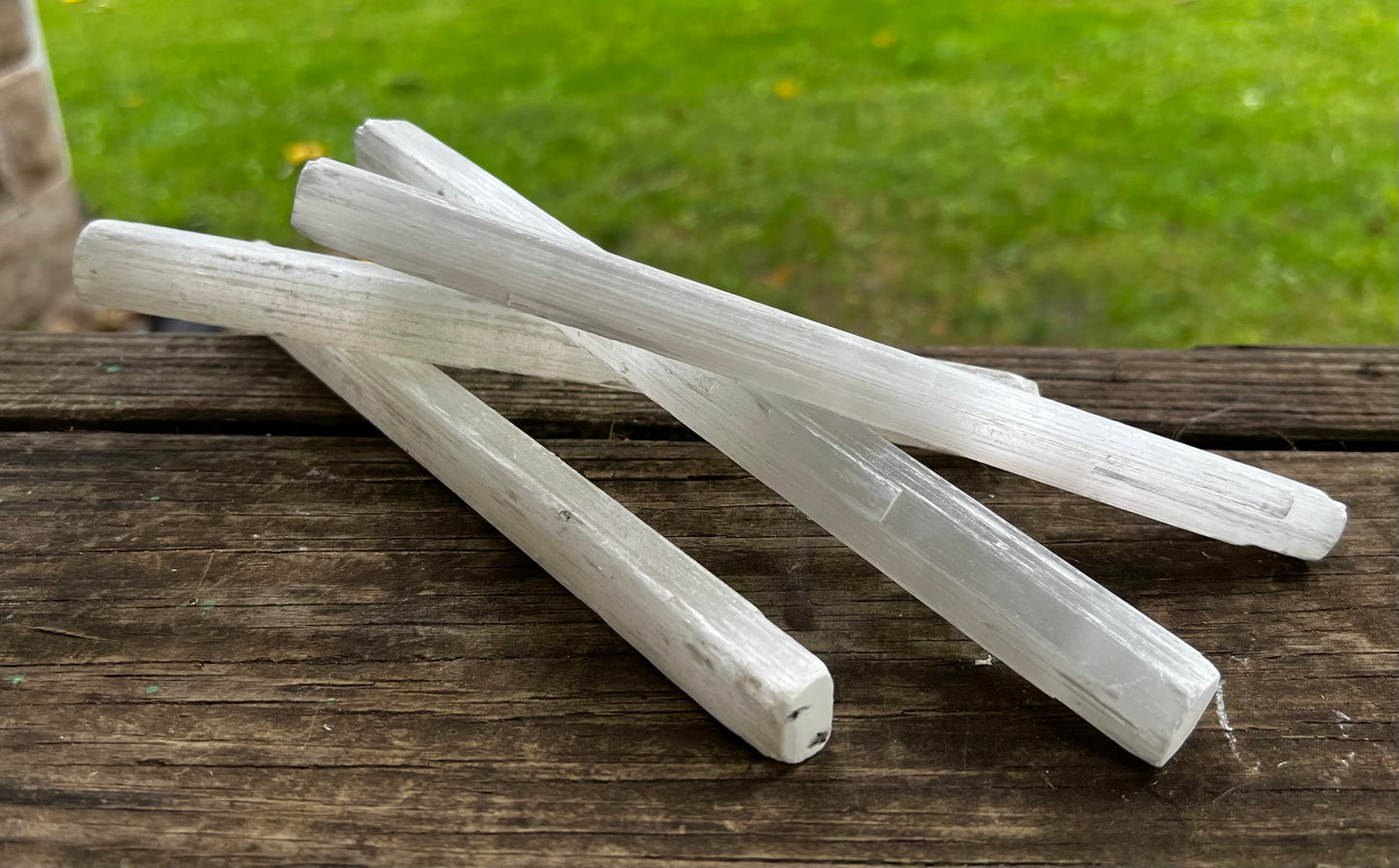 Large Selenite Raw Bars -Set of 4