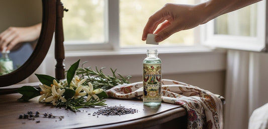 Neatos Elements Florida Water Cologne 2 oz bottle with citrus and floral notes, perfect for daily wear or spiritual practices.