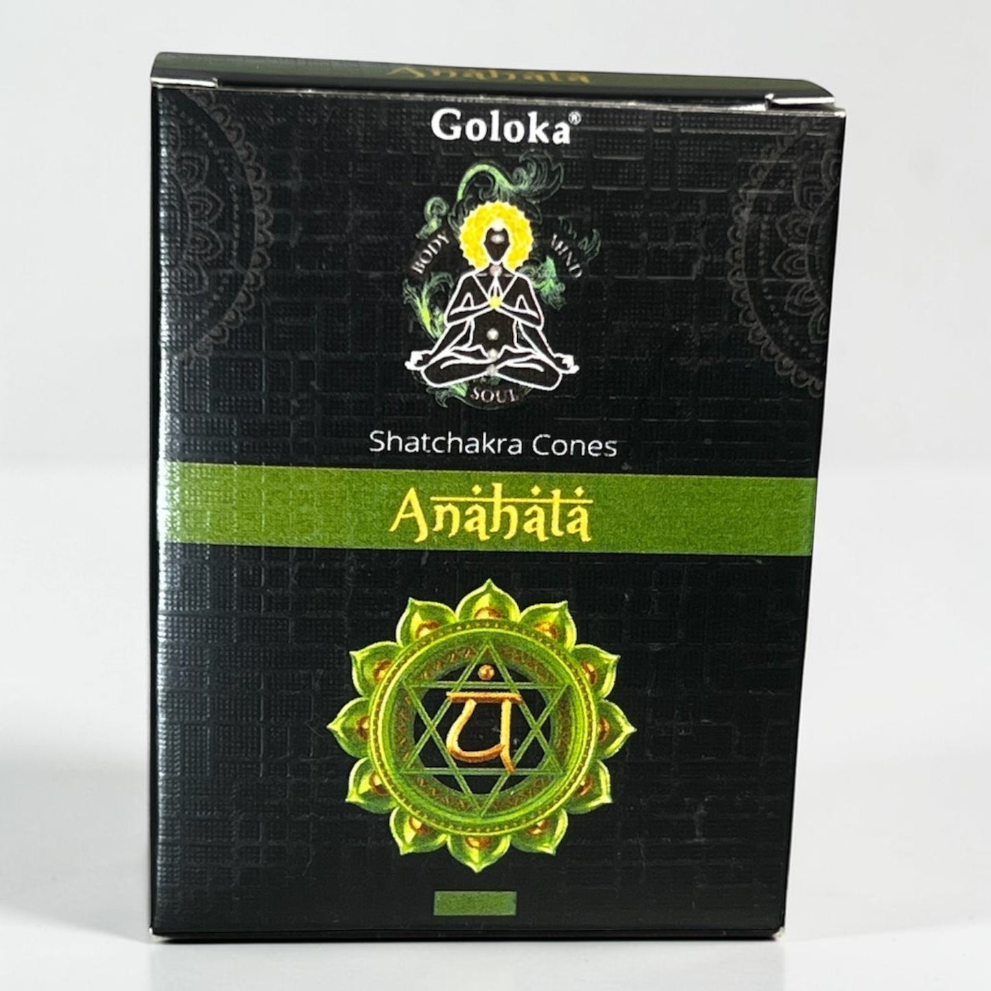 Neatos Elements Goloka Anahata Satchakra Cones incense, handmade in India, 10 cones, 30 min burn time.
