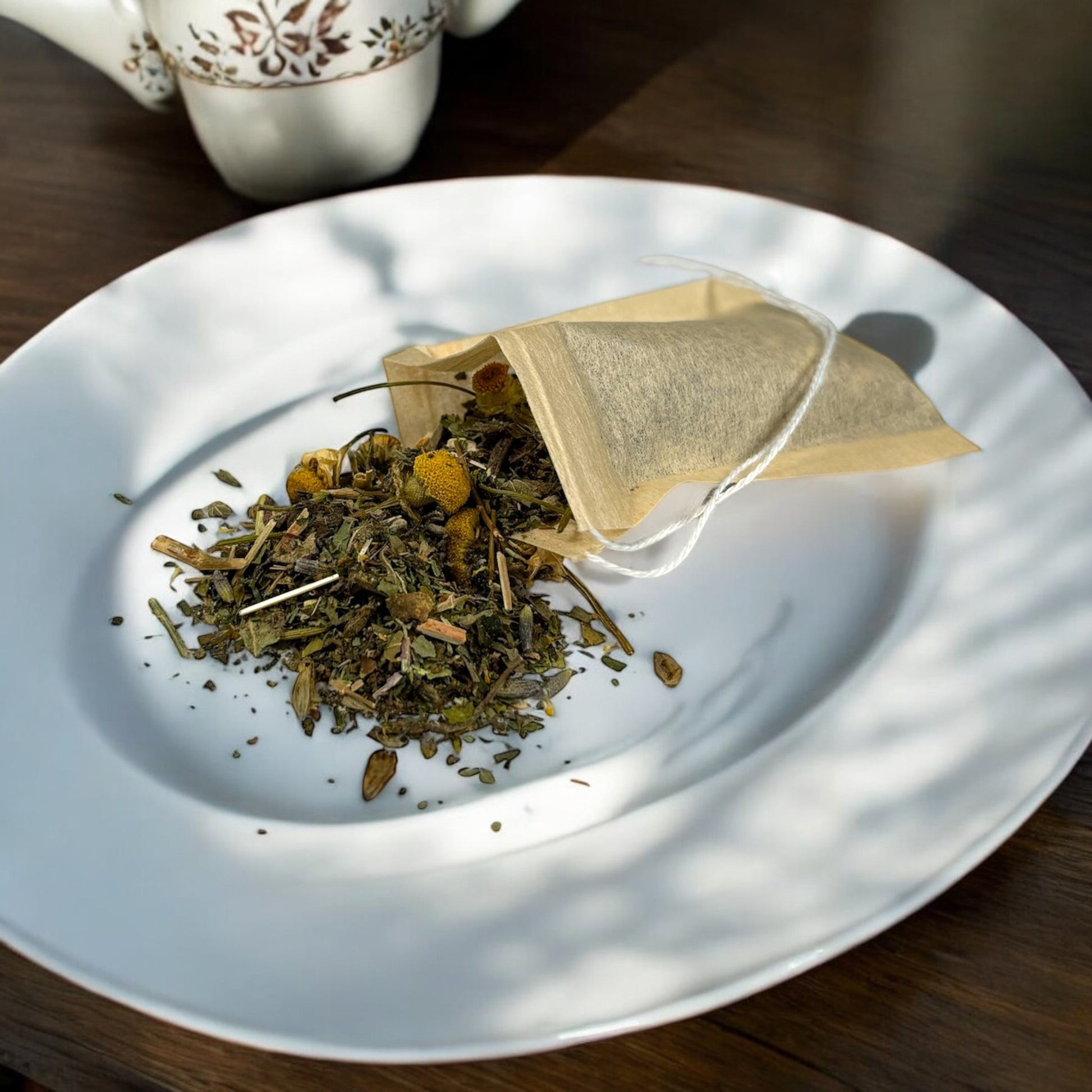Neatos Elements Tranquil Dream Tea Blend loose leaf herbal tea with chamomile and lavender for sleep aid.