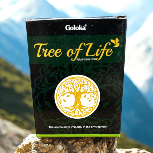 Neatos Elements Tree of Life natural incense cones with earthy, grounding fragrance. Approx. 10 cones per pack.