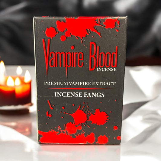 Neatos Elements Vampire Blood Incense Cones, premium vampire extract, gothic ambiance, floral and woody scent.