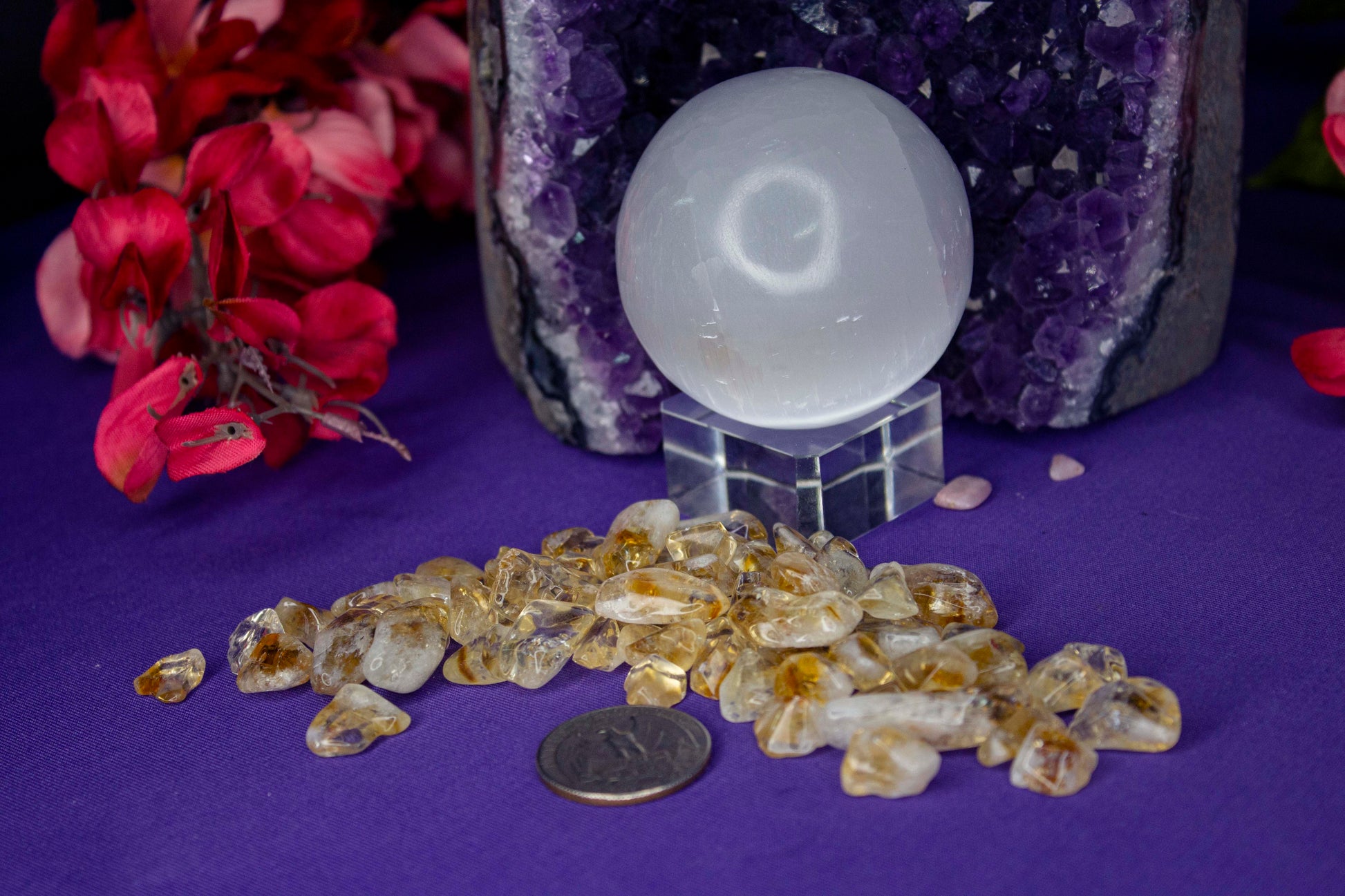 Citrine Crystal Chips - Medium - AAA Grade - Neatos Elements