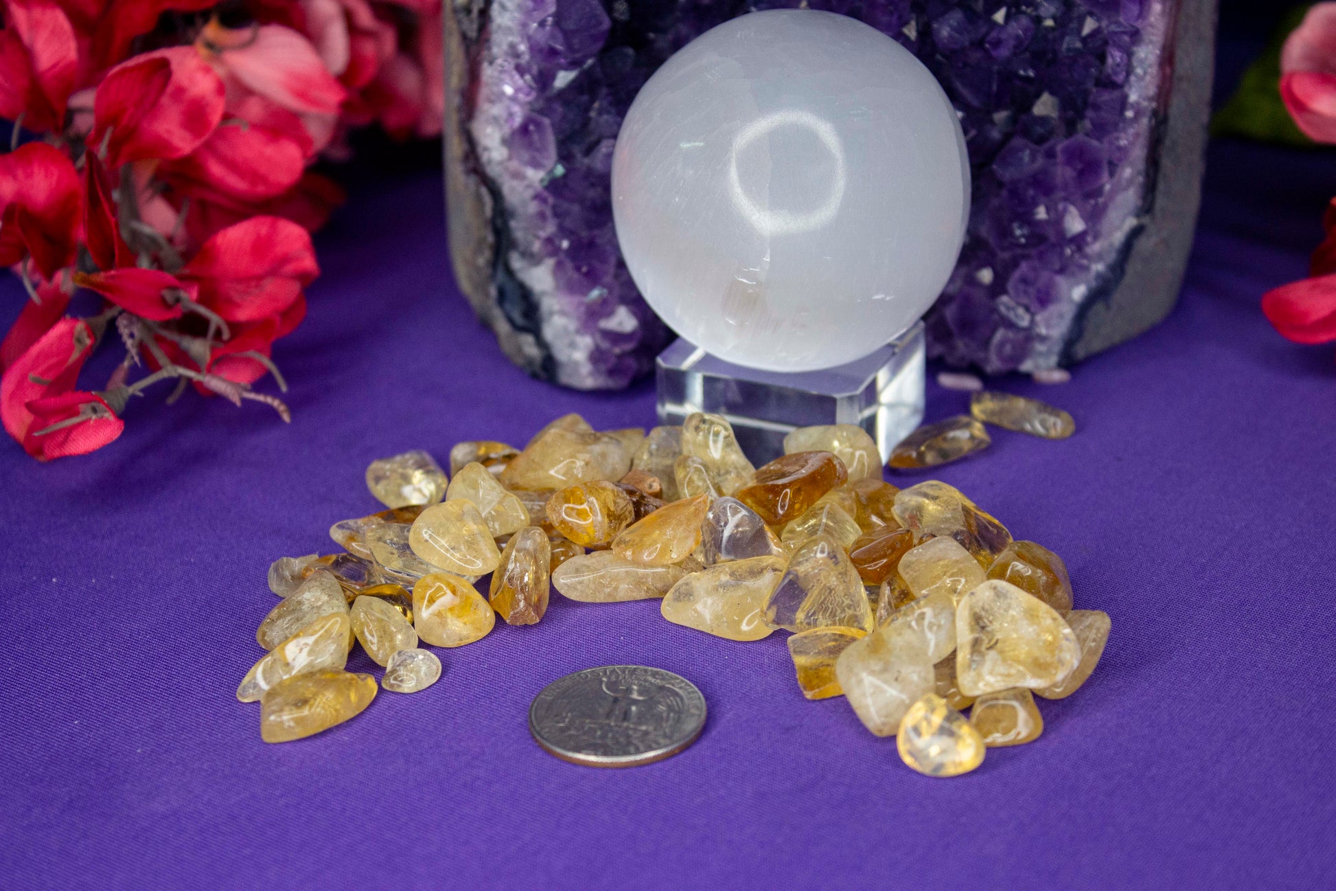 Citrine Crystal Chips - Large - AAA Grade - Neatos Elements